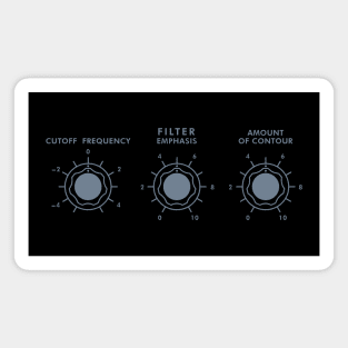 Vintage Analog Filter Controls Magnet